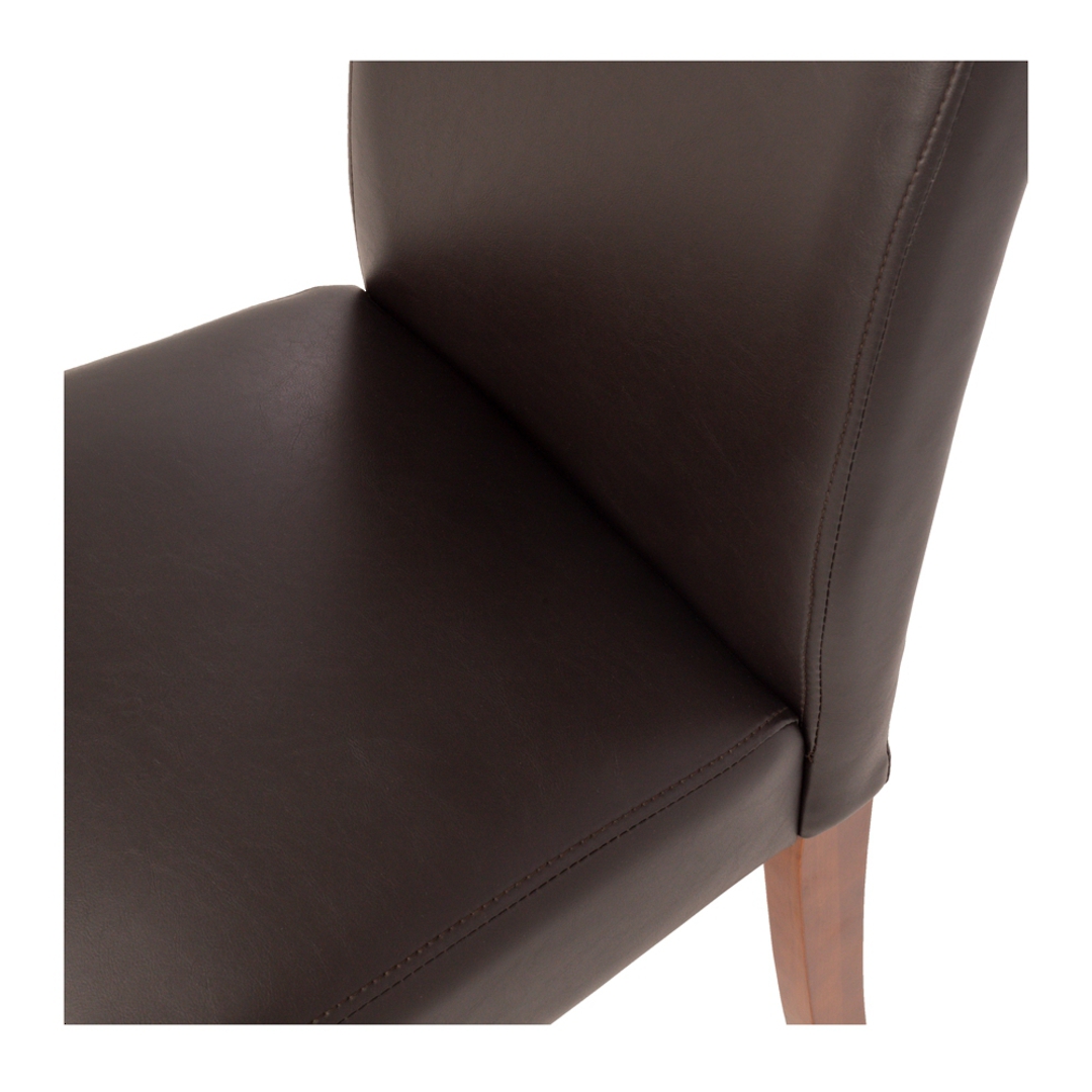 Vienna Dark Brown Chair Light Leg image 4